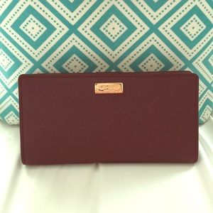 Kate Spade plum Stacy wallet